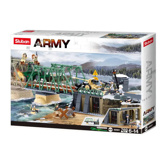 Winter Attack Battle of Budapest Building Brick Kit (769pcs)