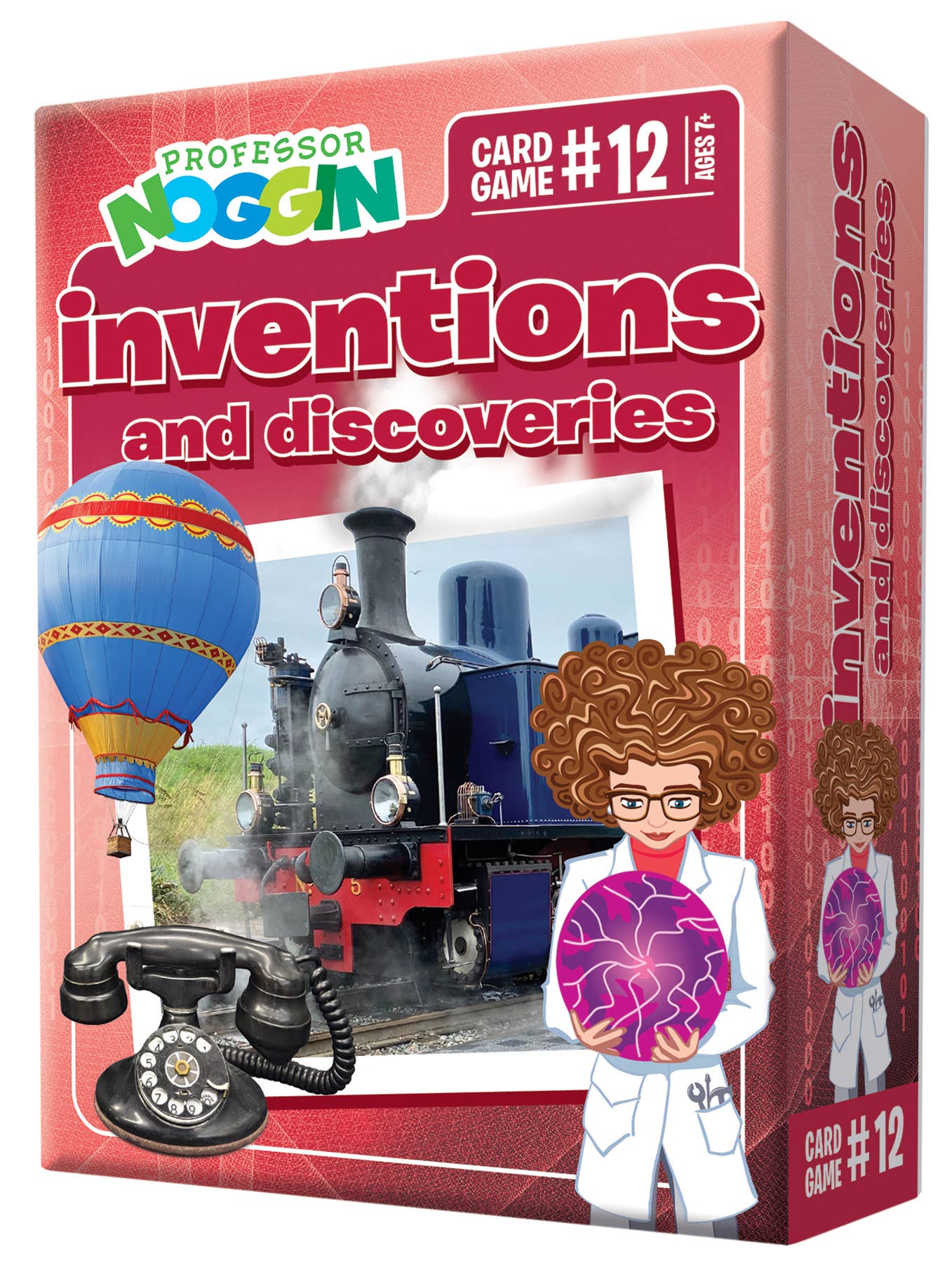Prof. Noggin Inventions and Discoveries Card Game
