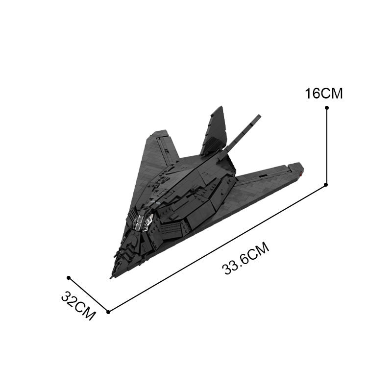 Stealth fighter Compatible Building Bricks