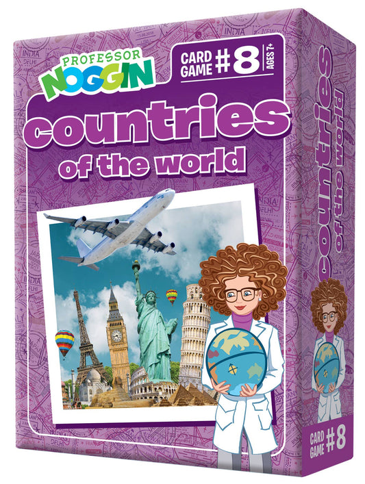 Prof. Noggin Countries of the World Card Game