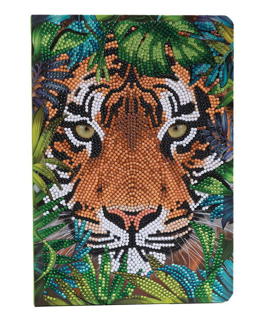 Crystal Art Notebook Kit: Tiger in the Forest