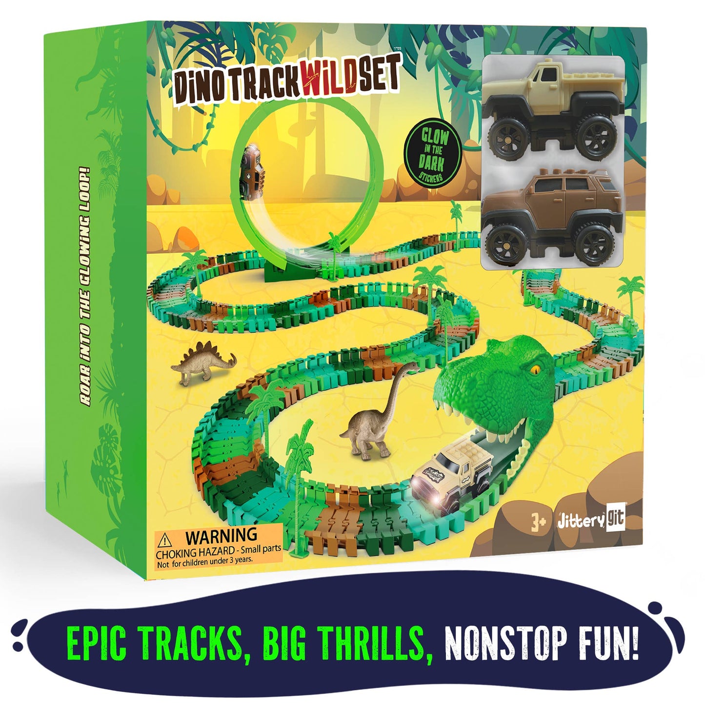 Ultimate Glows Dino Race Track - The Perfect Christmas Gift