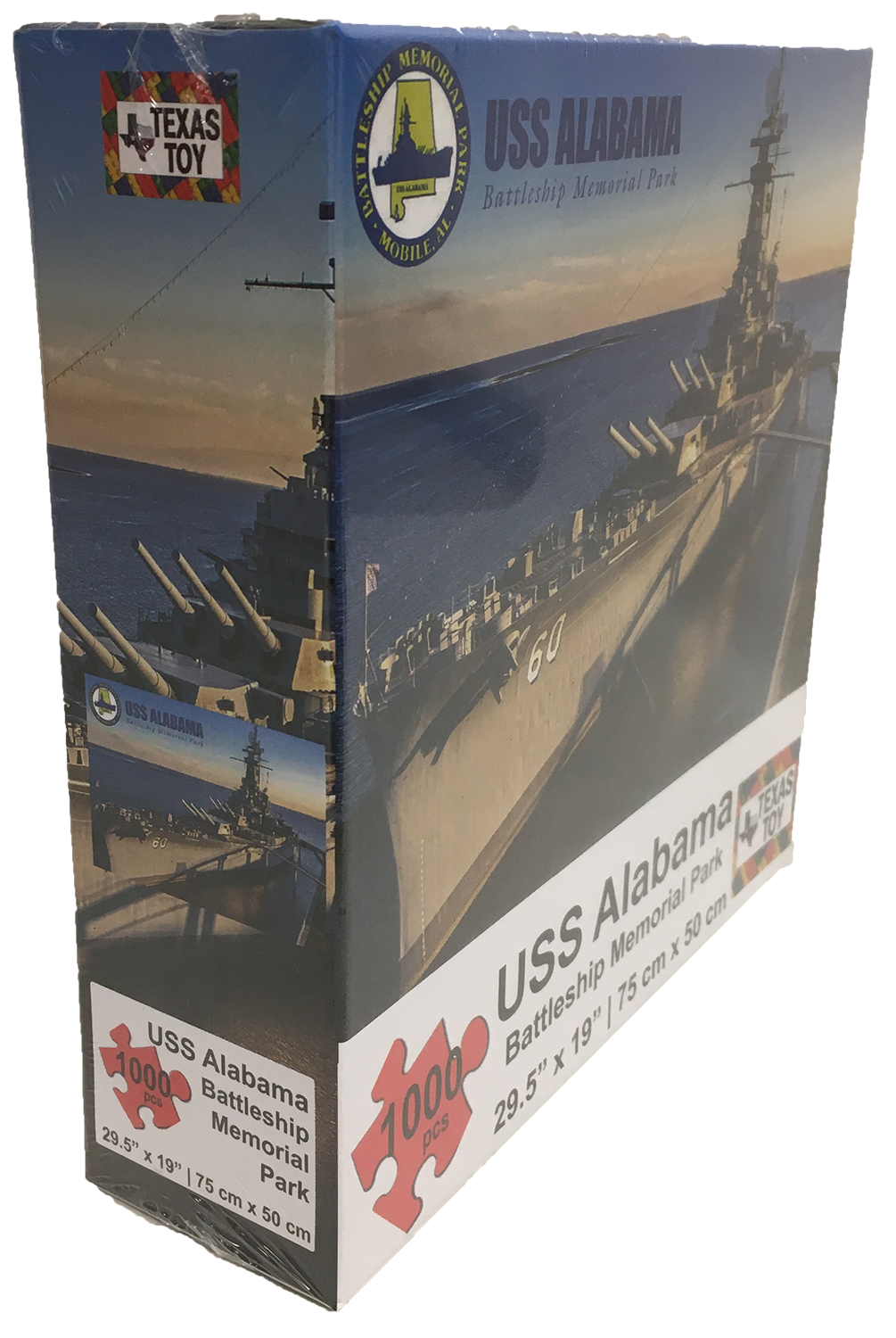 USS Alabama Battleship Cardboard Puzzle 1000 Pcs