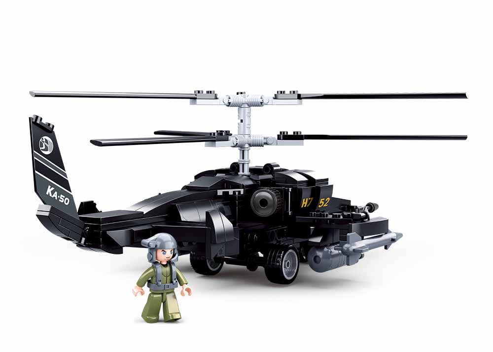 Model Bricks KA-50 Black Shark Helicopter (333 Pcs)