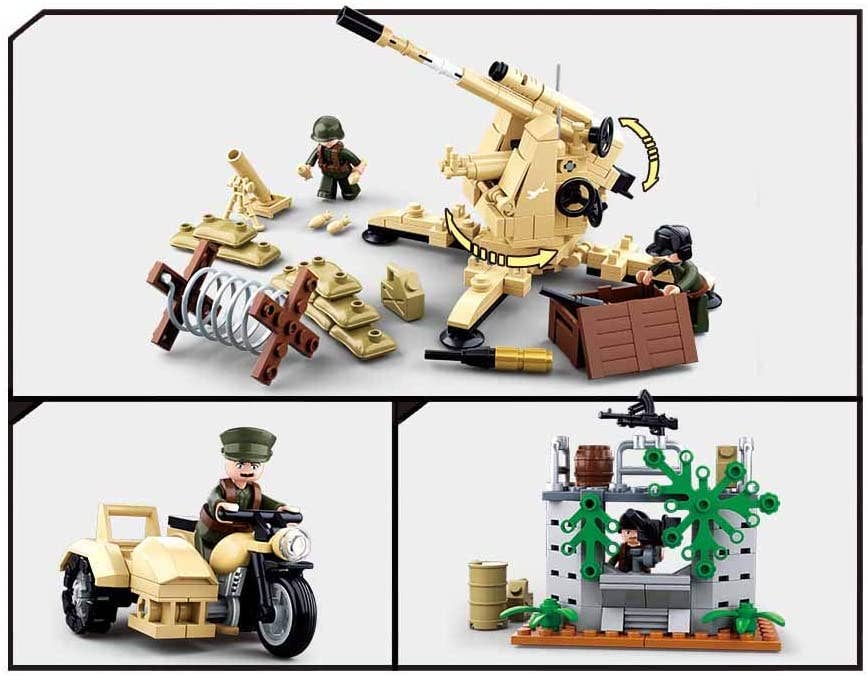 WWII Battle of Kursk Building Brick Kit (998 Pcs)