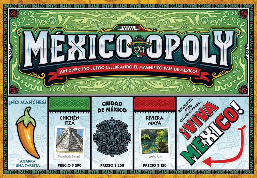 Mexico-Opoly Board Game