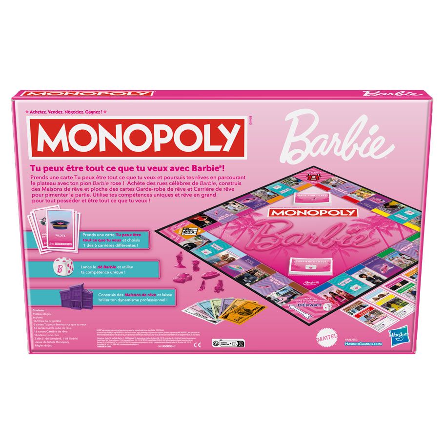 Barbie Monopoly