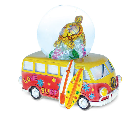 Van With Sea Turtle (65Mm) – Nautical Decor Snow Globe