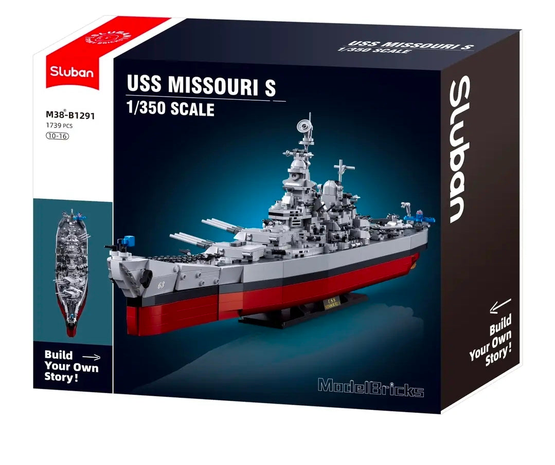 USS MISSOURI 1/350 SCALE