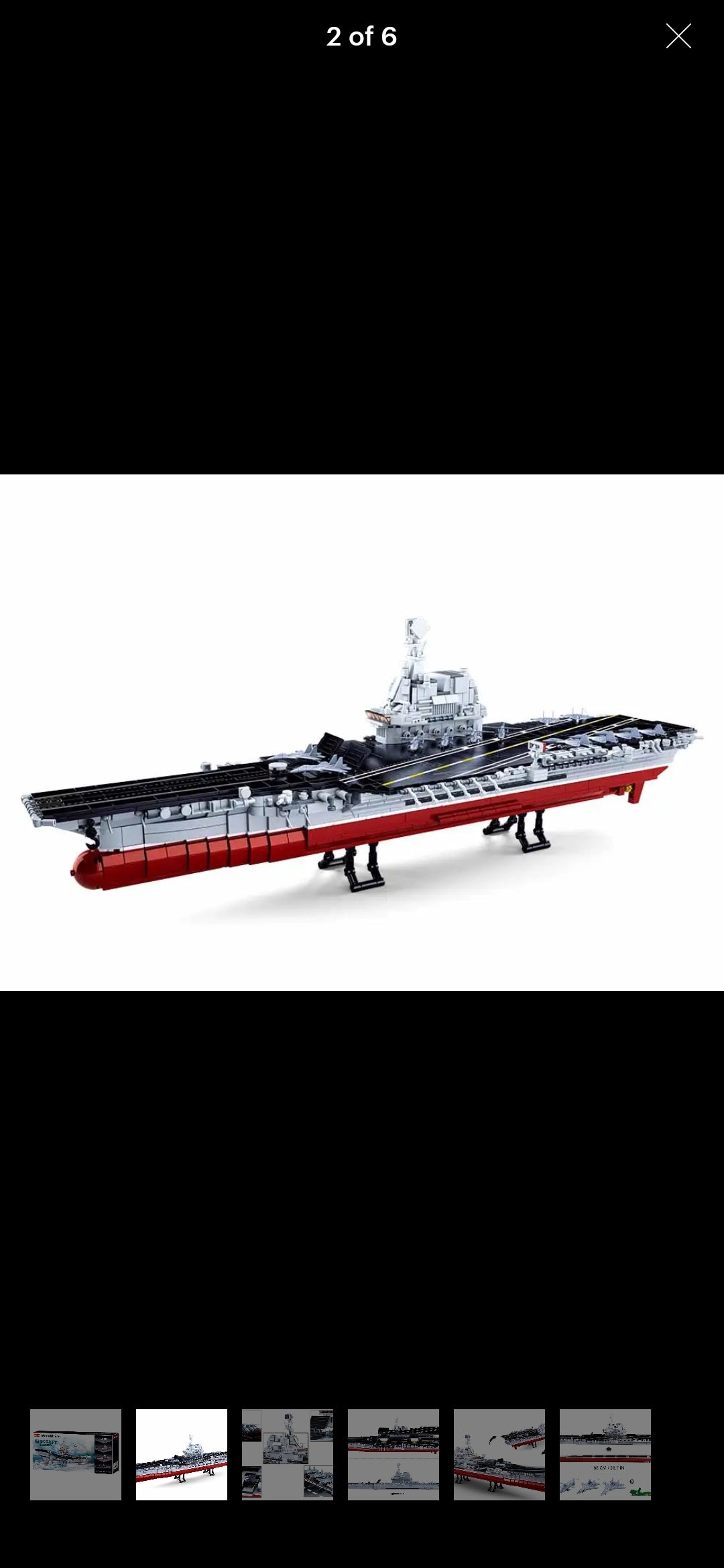 1:450 Scale Large Assault Aircraft Carrier M38-B0699